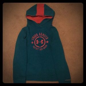 Blue and Pink under armor Sweatshirt